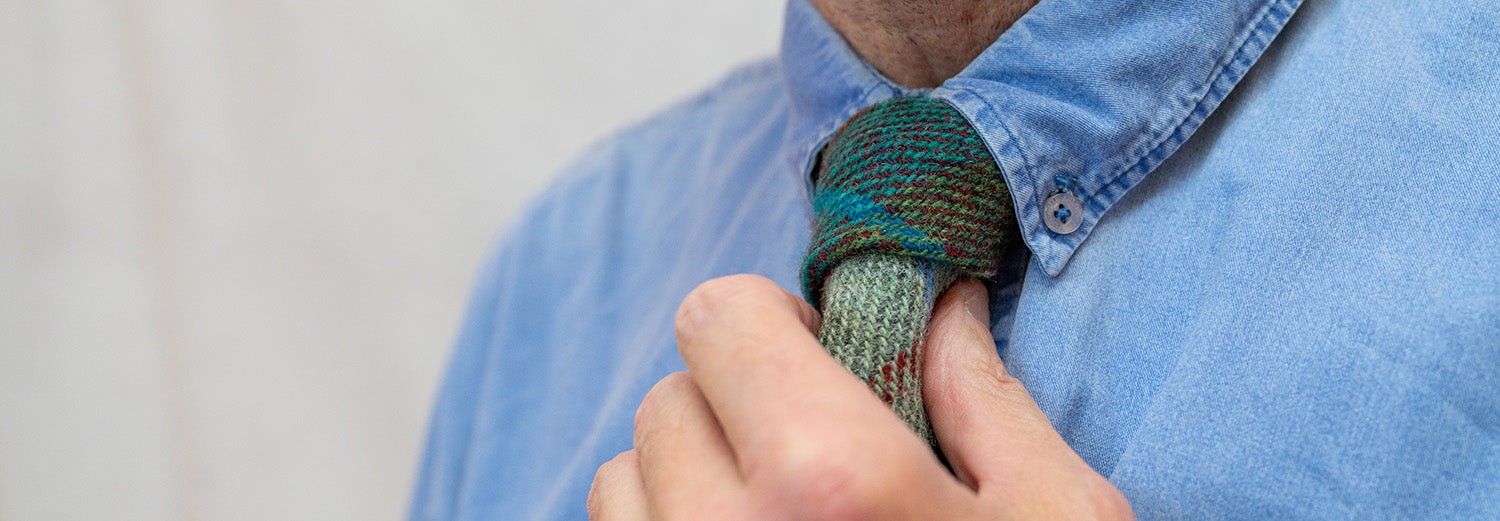 ハリスツイード ネクタイ イメージ写真