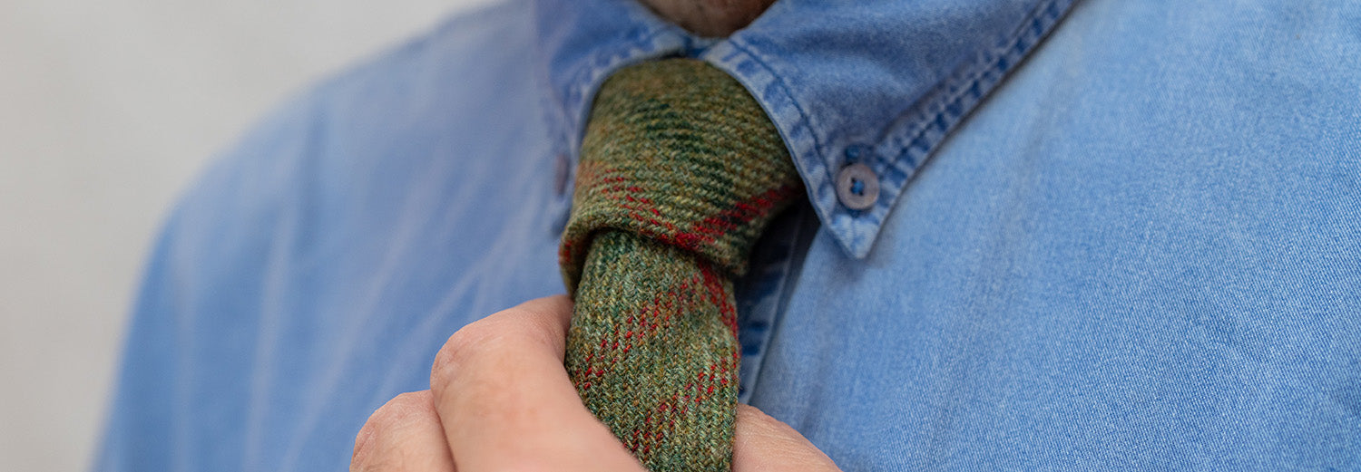 レザーギルド ツイード ネクタイ