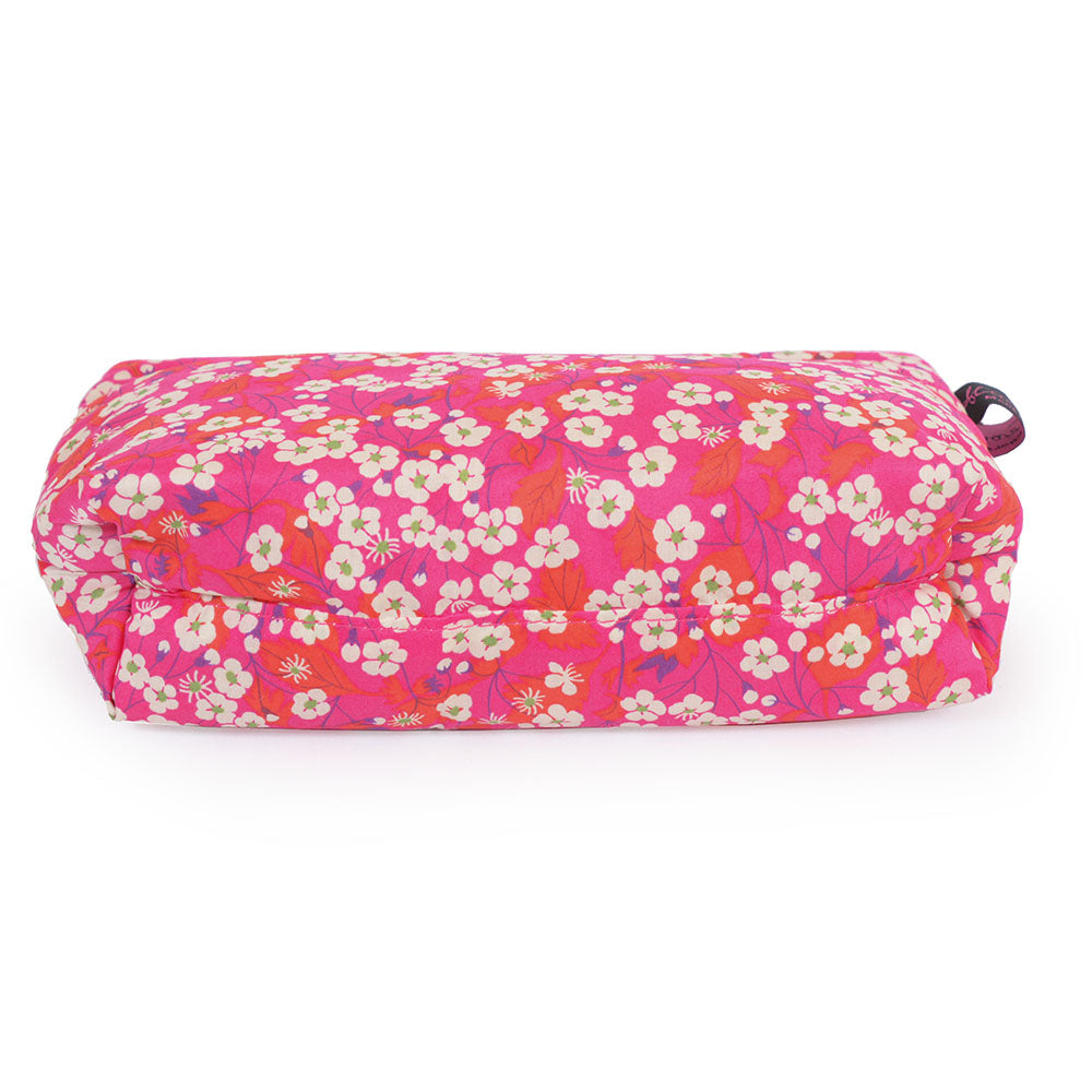 ウィリアムモリス Alice Caroline 英国 リバティ社 タナローン生地(イタリア製) ポーチ Mitsi Hot Pink ミッツィ ホット ピンク