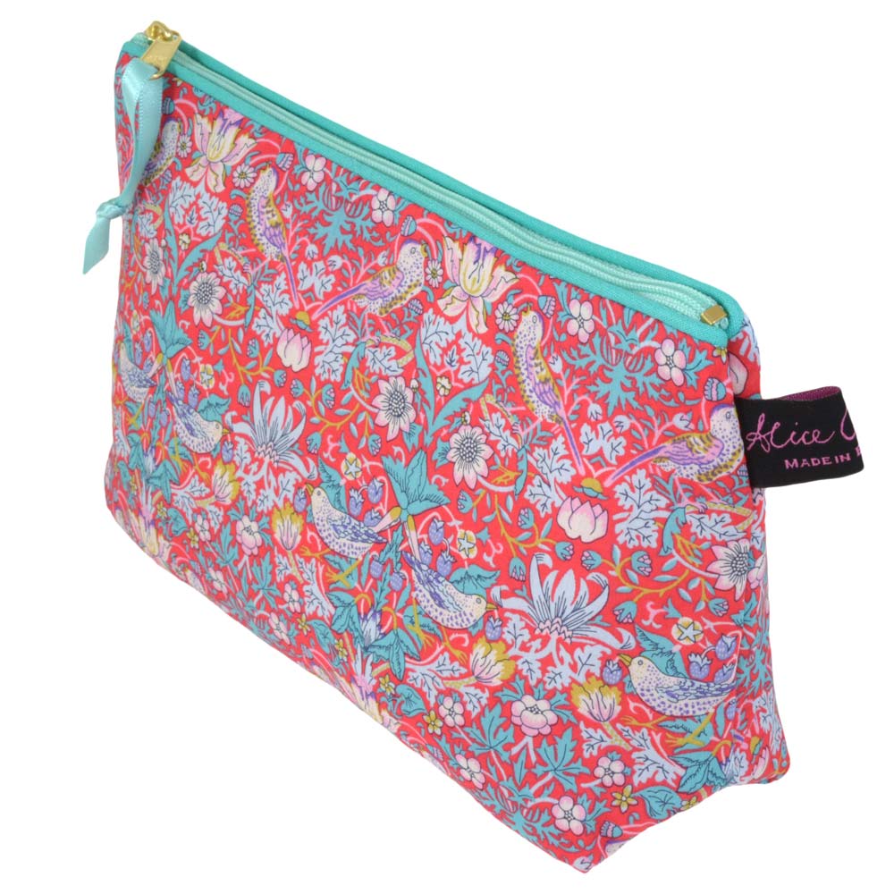 リバティ タナローン ウィリアムモリス アリスキャロライン コスメバッグ いちご泥棒