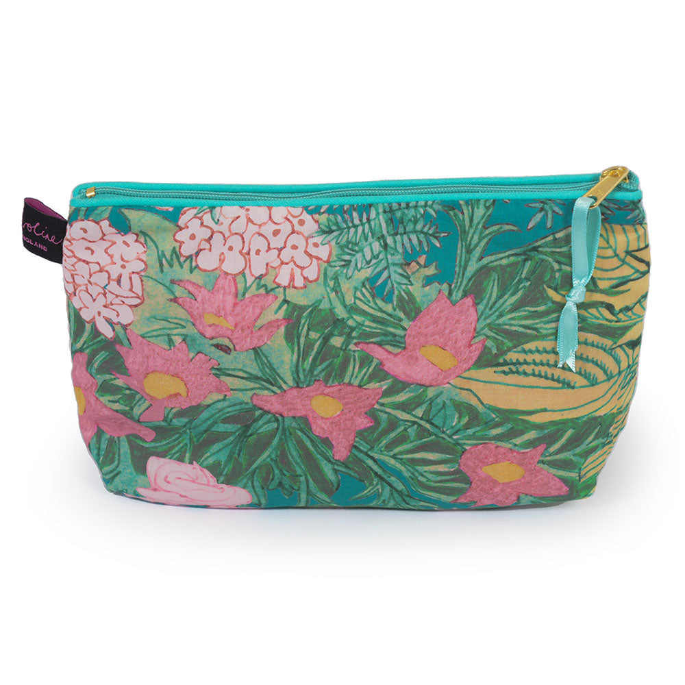 リバティ タナローン ウィリアムモリス アリスキャロライン コスメバッグ Anna's Garden Teal アンナズガーデンティール