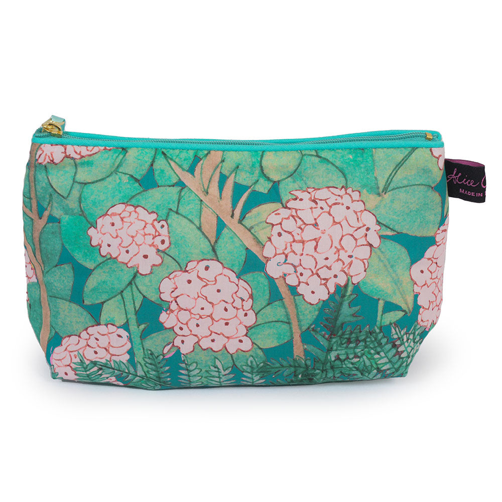 リバティ タナローン ウィリアムモリス アリスキャロライン コスメバッグ Anna's Garden Teal アンナズガーデンティール