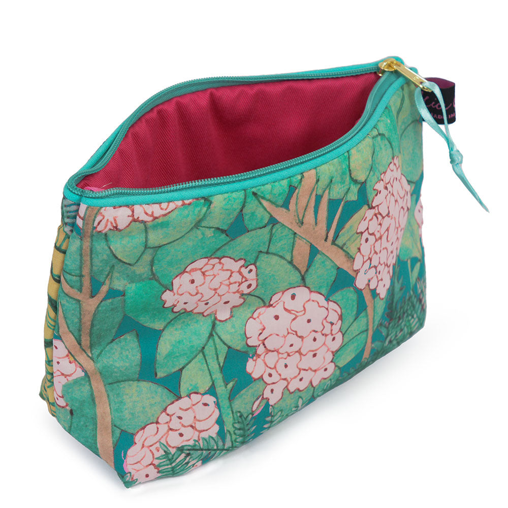 リバティ タナローン ウィリアムモリス アリスキャロライン コスメバッグ Anna's Garden Teal アンナズガーデンティール