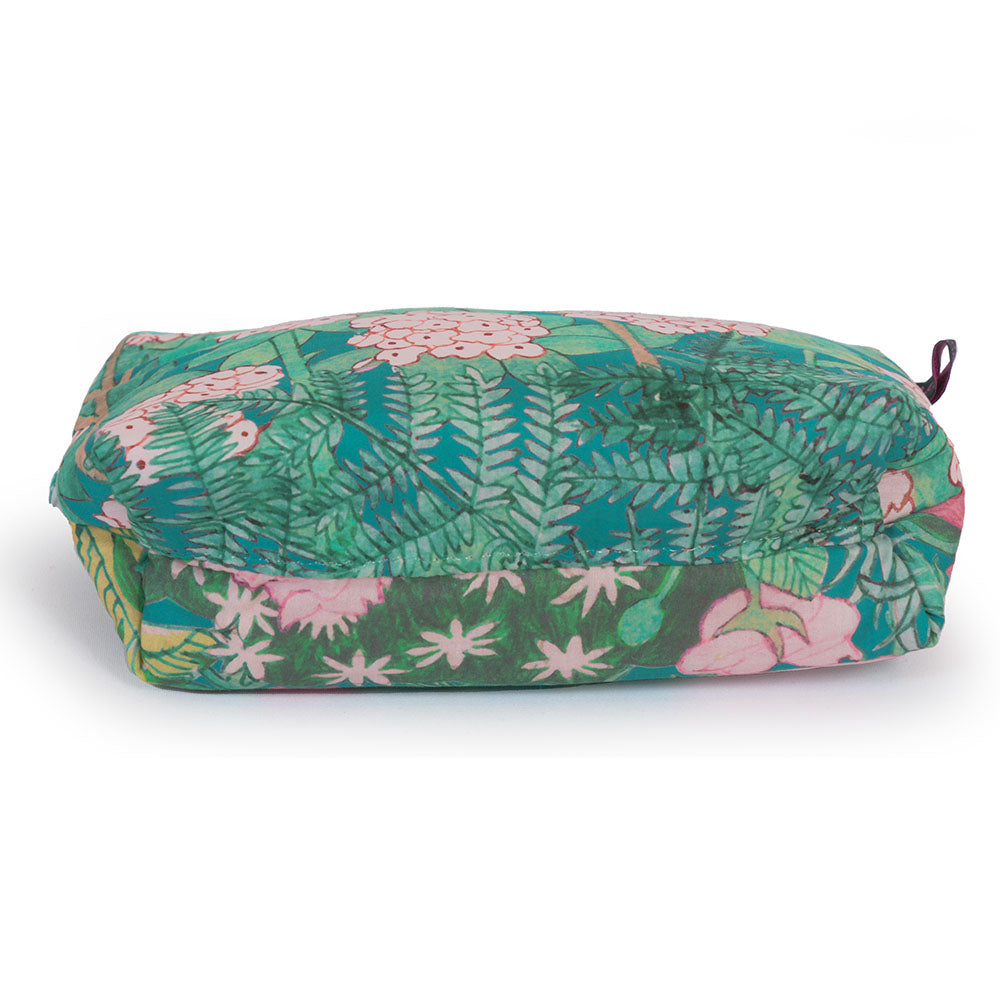 リバティ タナローン ウィリアムモリス アリスキャロライン コスメバッグ Anna's Garden Teal アンナズガーデンティール