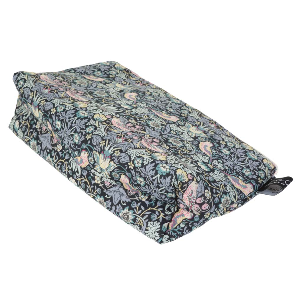 ウィリアムモリス Alice Caroline 英国 リバティ社 タナローン生地(イタリア製) ポーチ いちご泥棒