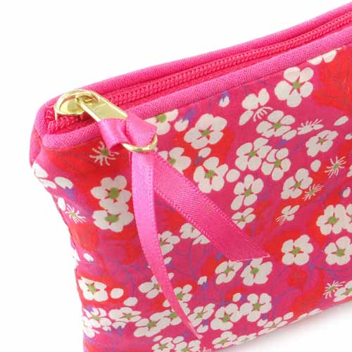 リバティ タナローン アリスキャロライン 小物入れ ポーチ Mitsi Hot Pink ミッツィ ホット ピンク