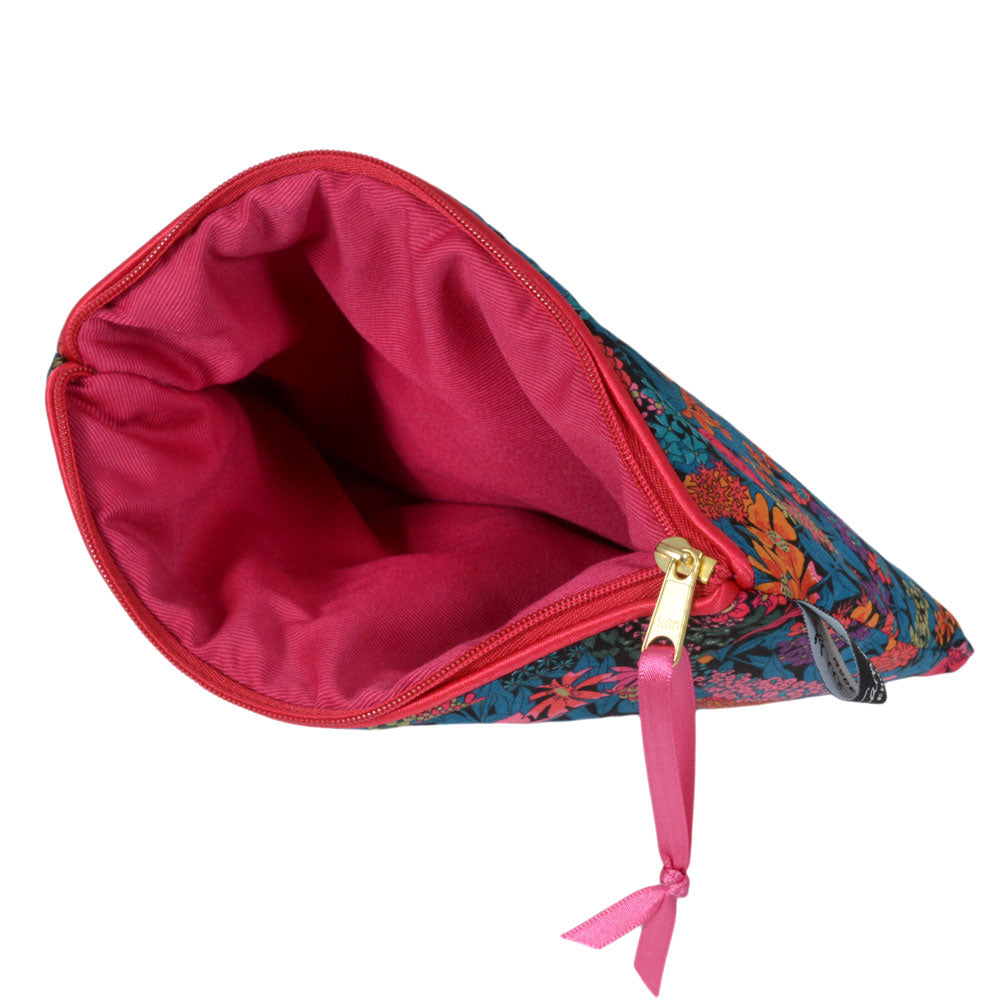 アリスキャロライン リバティ タナローン ミディアムフラットポーチ 小物入れ