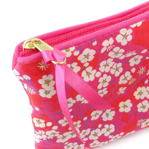 リバティ タナローン アリスキャロライン 小物入れ ポーチ Mitsi Hot Pink ミッツィ ホット ピンク