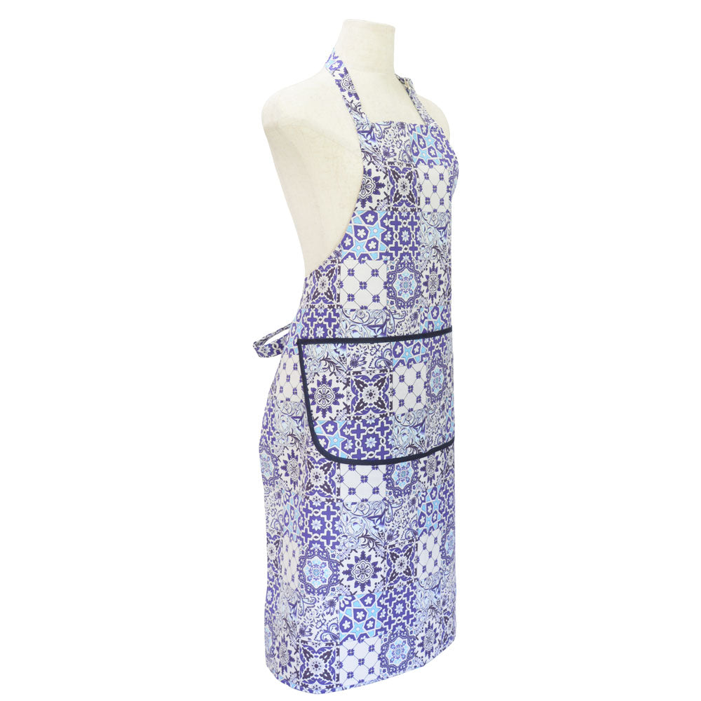 サミュエルラモントコットンエプロンV&A Blue Tiles CA560