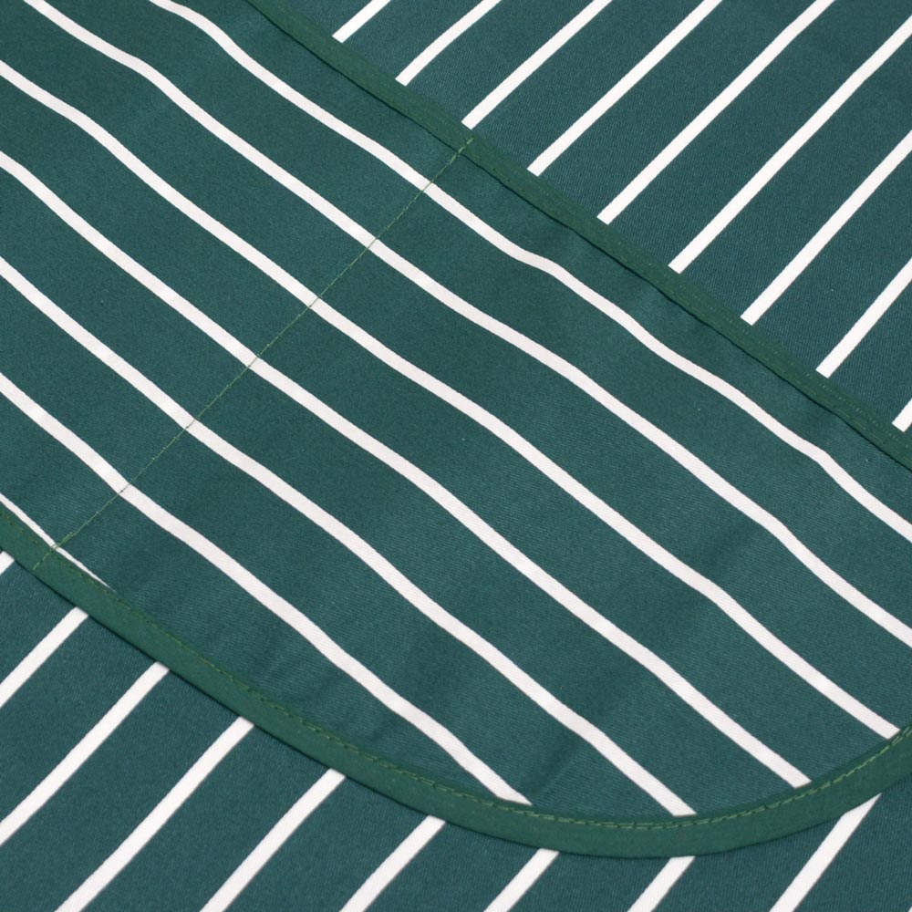 サミュエルラモントコットンエプロン ブッチャーズストライプエプロン(Green)Butchers Stripe CA6059