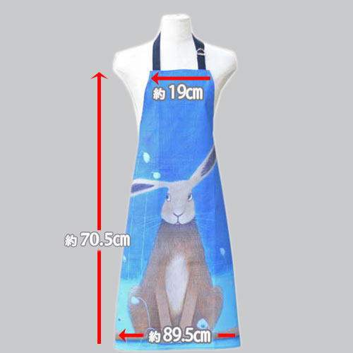 サミュエルラモント ヘア Hare コットン エプロン Harebells うさぎ かわいい