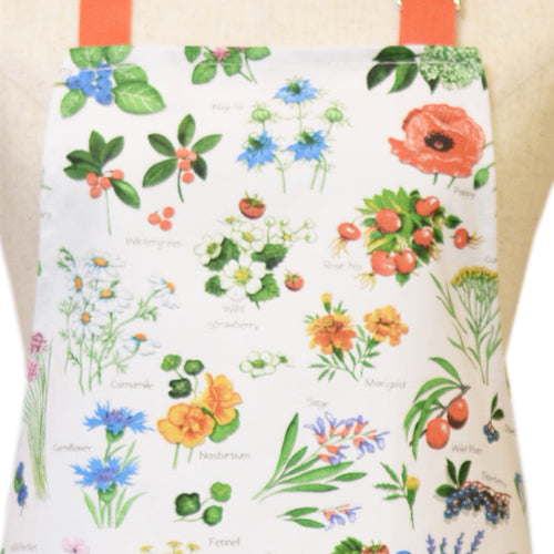 サミュエルラモント コットン エプロン Hedgerow 垣根 花