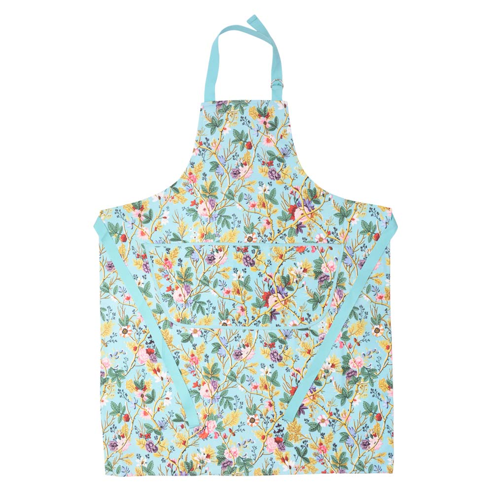 サミュエルラモント コットン エプロン V&A Blue Chintz