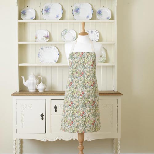 ウィリアムモリス コットン エプロン ゴールデンリリー