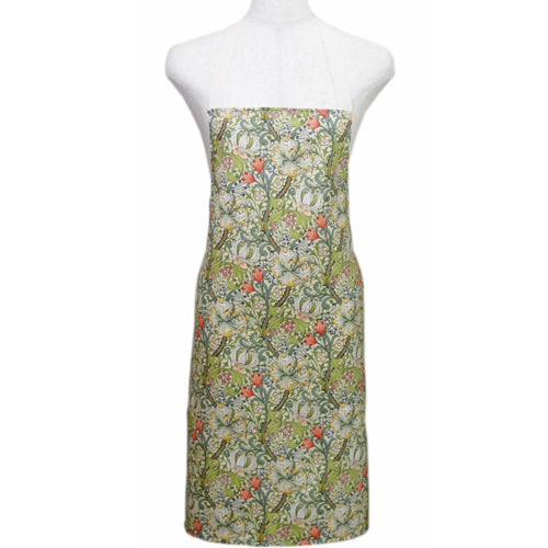 ウィリアムモリス コットン エプロン ゴールデンリリー