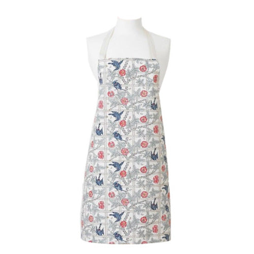 ウィリアムモリス コットン エプロン トレリス