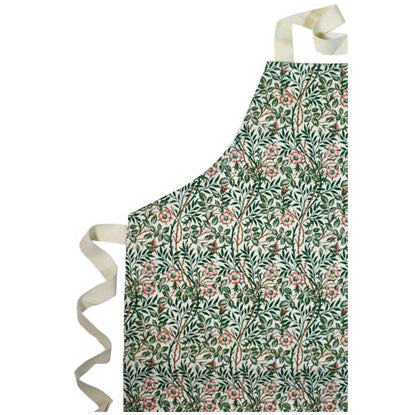 ウィリアムモリス コットン エプロン スイートブライア バラ