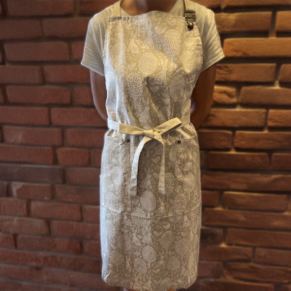 アルスターウィーバーズ コットンリネンエプロンCottontail Meadow