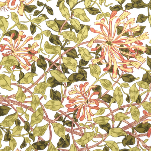 イギリス製 英国製 ウィリアムモリス クッションカバー ハニーサックル