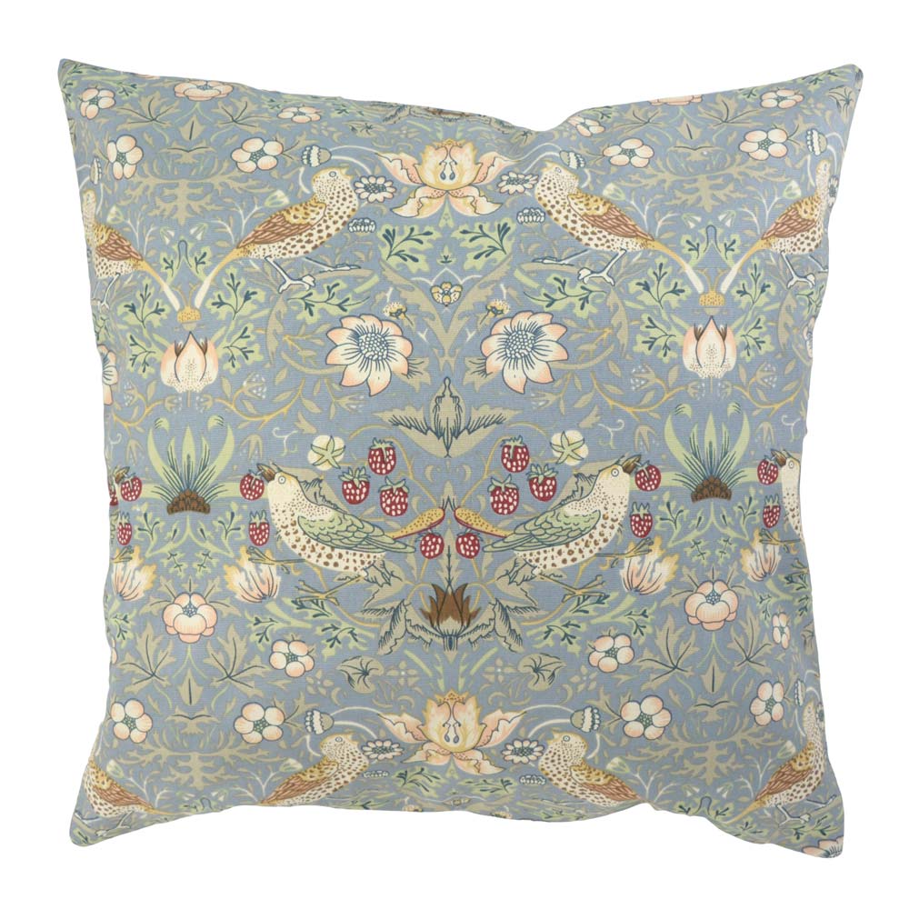 イギリス製 英国製 ウィリアムモリス クッションカバー ストロベリーシーフ いちご泥棒