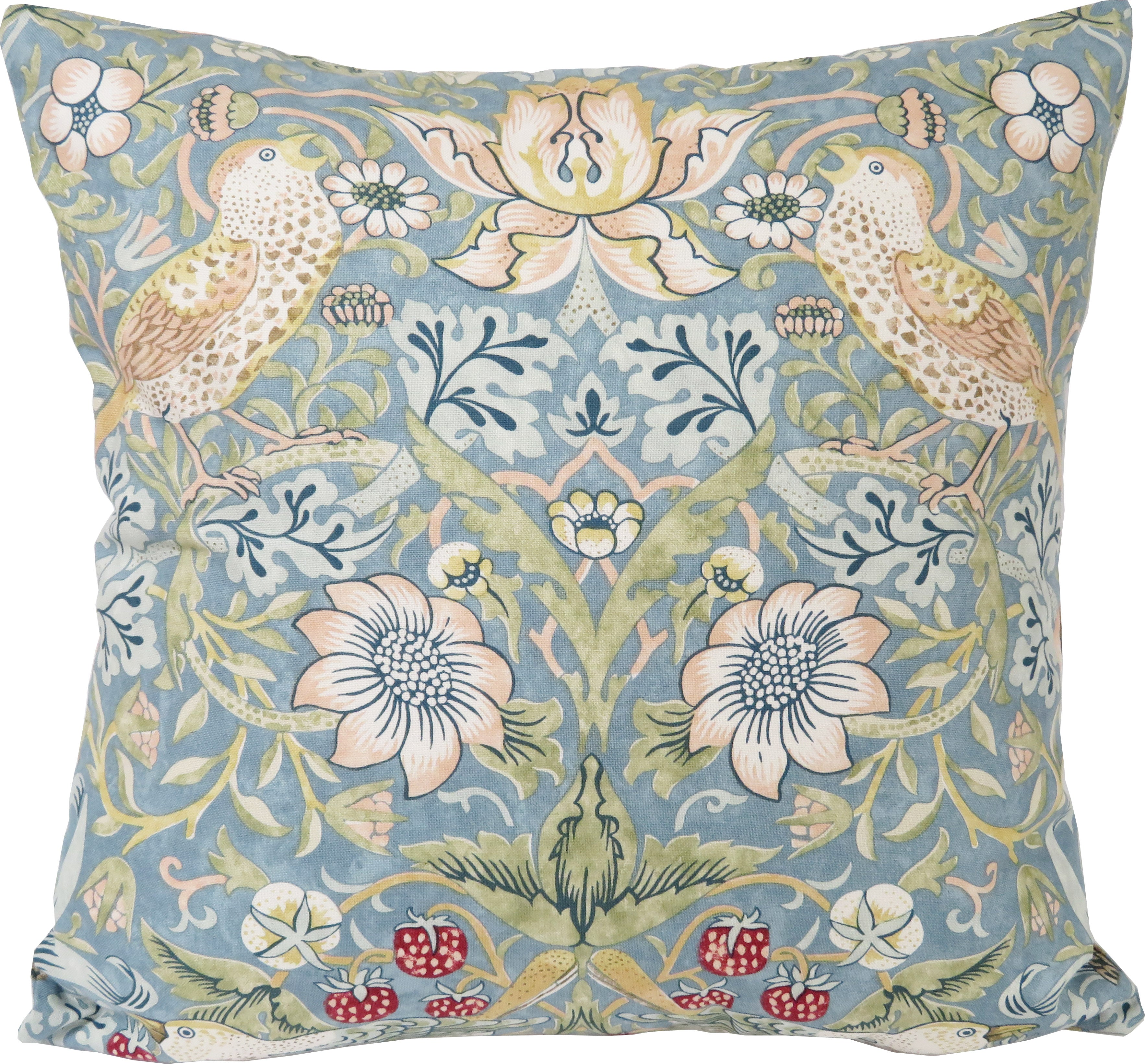 イギリス製 英国製 ウィリアムモリス クッションカバー ストロベリーシーフ いちご泥棒