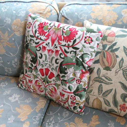 イギリス製 英国製 ウィリアムモリス クッションカバー ロウデン
