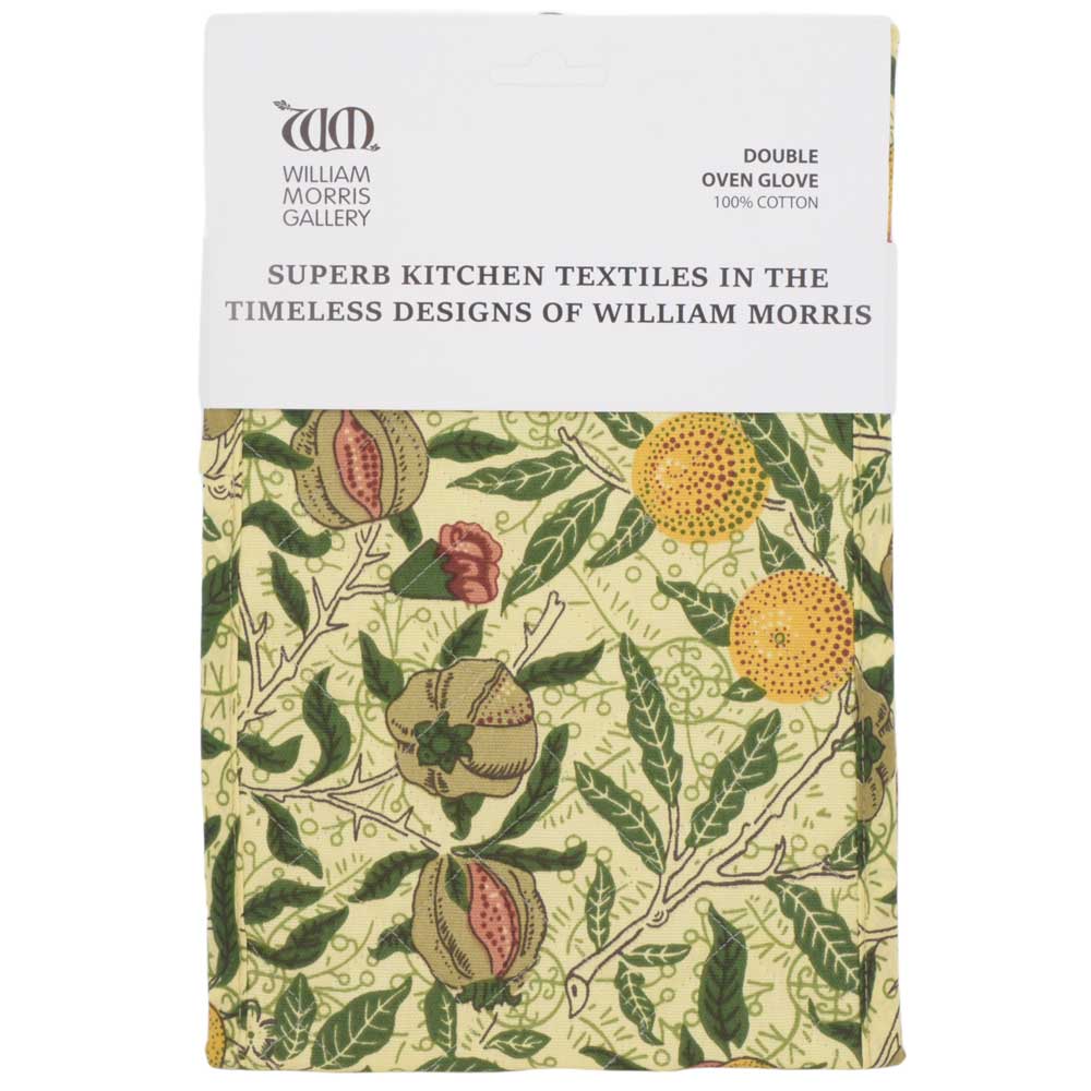 ウィリアムモリス ダブル オーブングローブ 鍋つかみ フルーツ