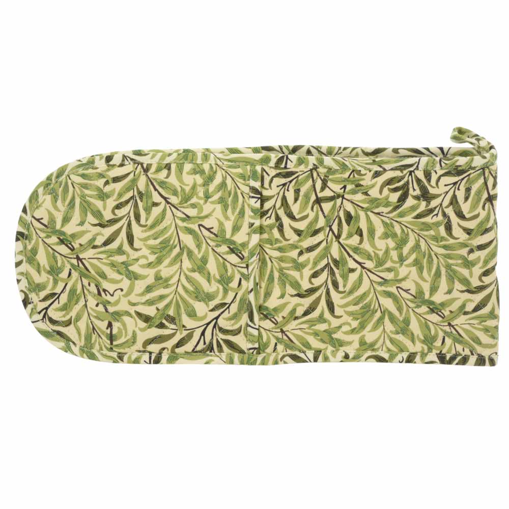 ウィリアムモリス ダブルオーブングローブ 鍋つかみ Green Willow 柳 ウィロー ウィロウ