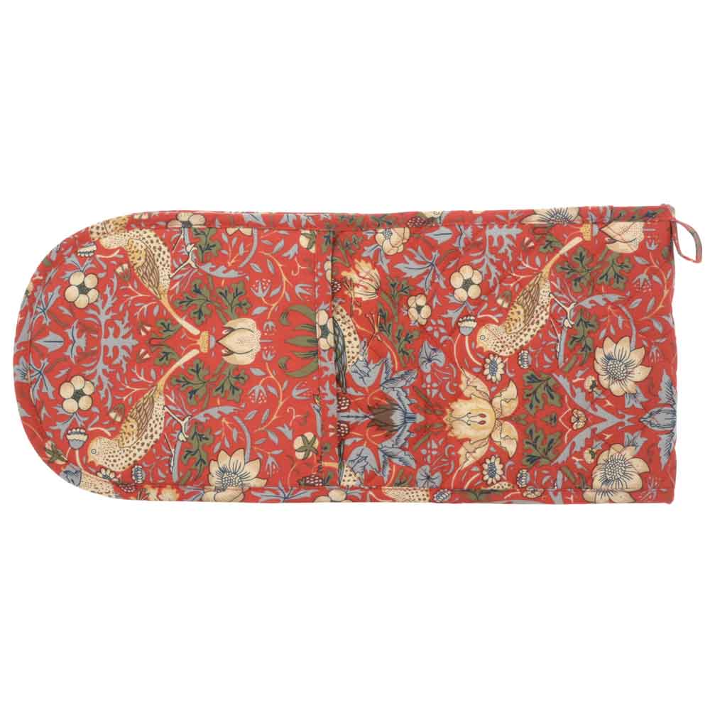 ウィリアムモリス ダブル オーブングローブ 鍋つかみ ストロベリーシーフ いちご泥棒