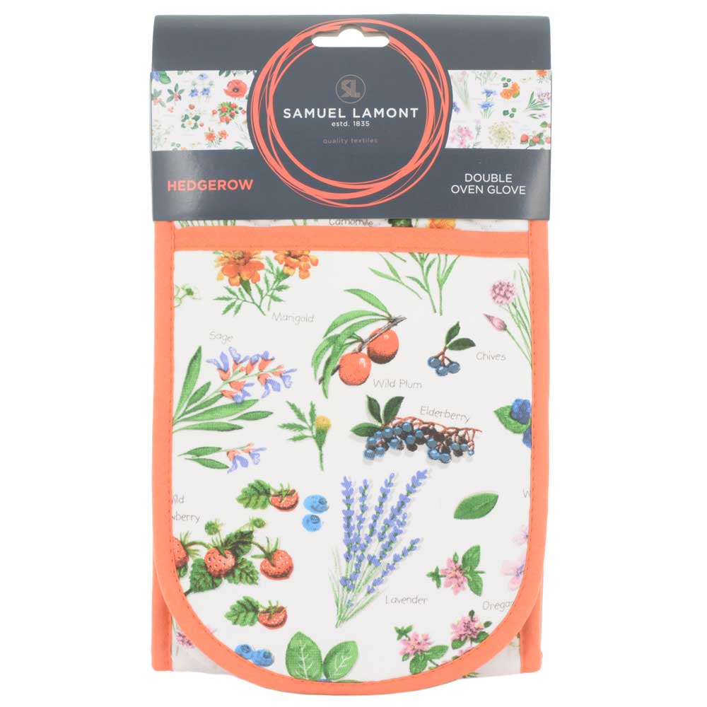 サミュエルラモント ダブルオーブングローブ 鍋つかみ Hedgerow