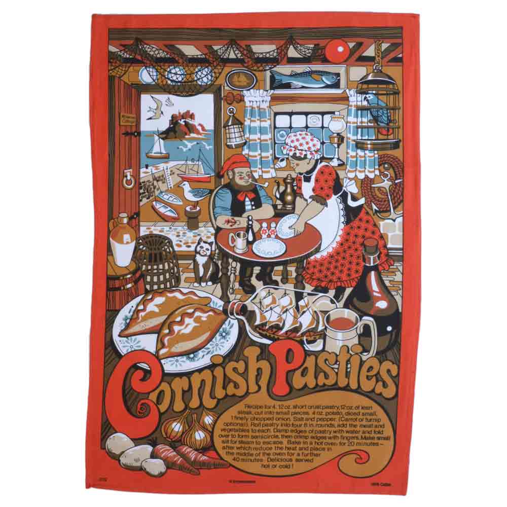 ストウグリーン ティータオル Cornish Pasty タペストリー カバー