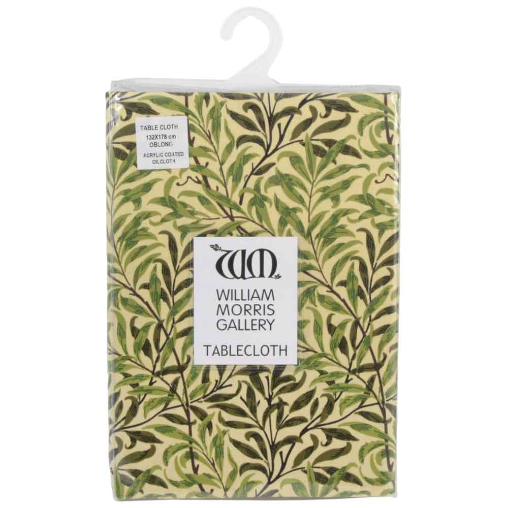 ウィリアムモリス Gallery オイルクロス テーブルクロス 長方形 132 x 178cm Green Willow LCTBCGYOCR17831