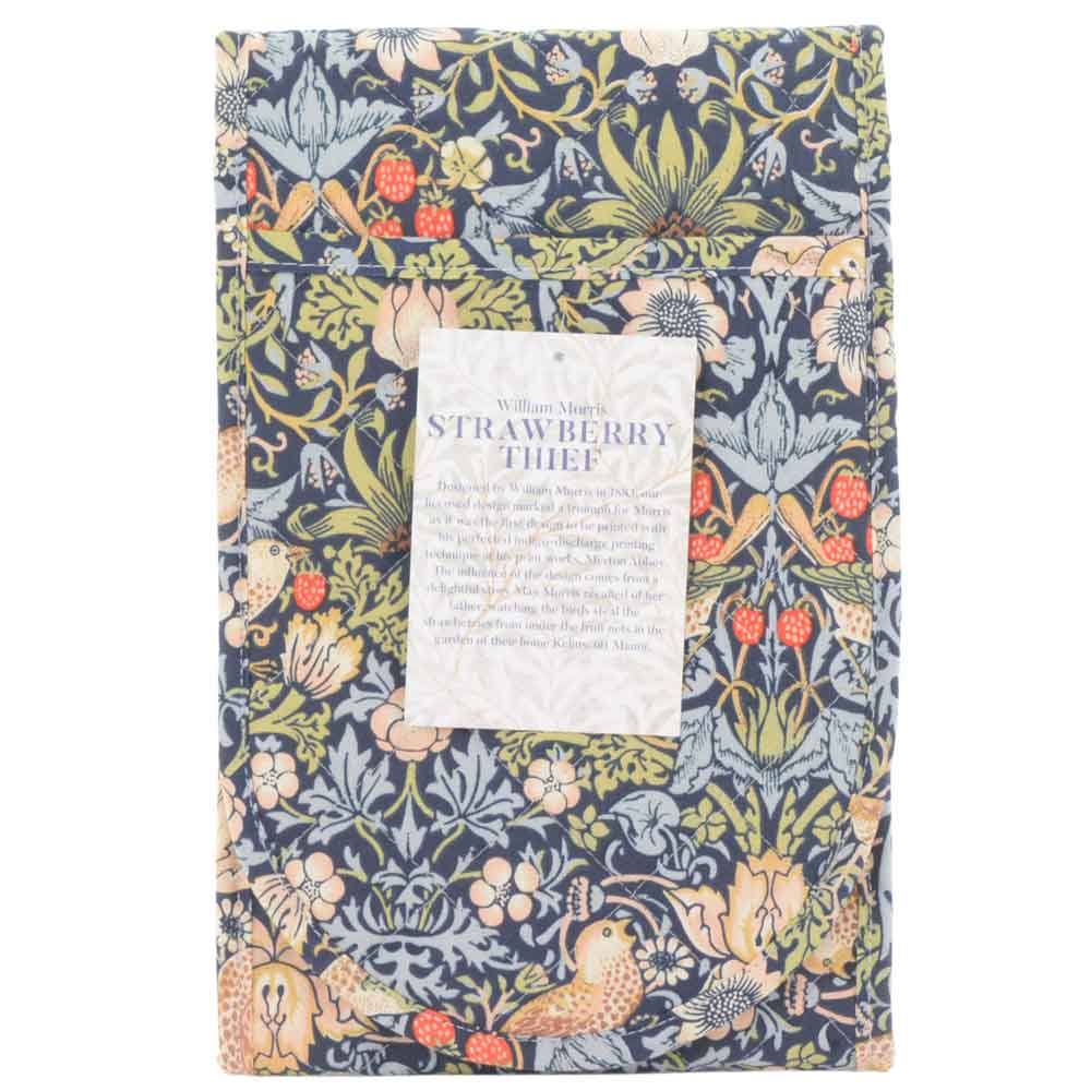 ウィリアムモリス ダブルオーブングローブ Strawberry Thief Blue