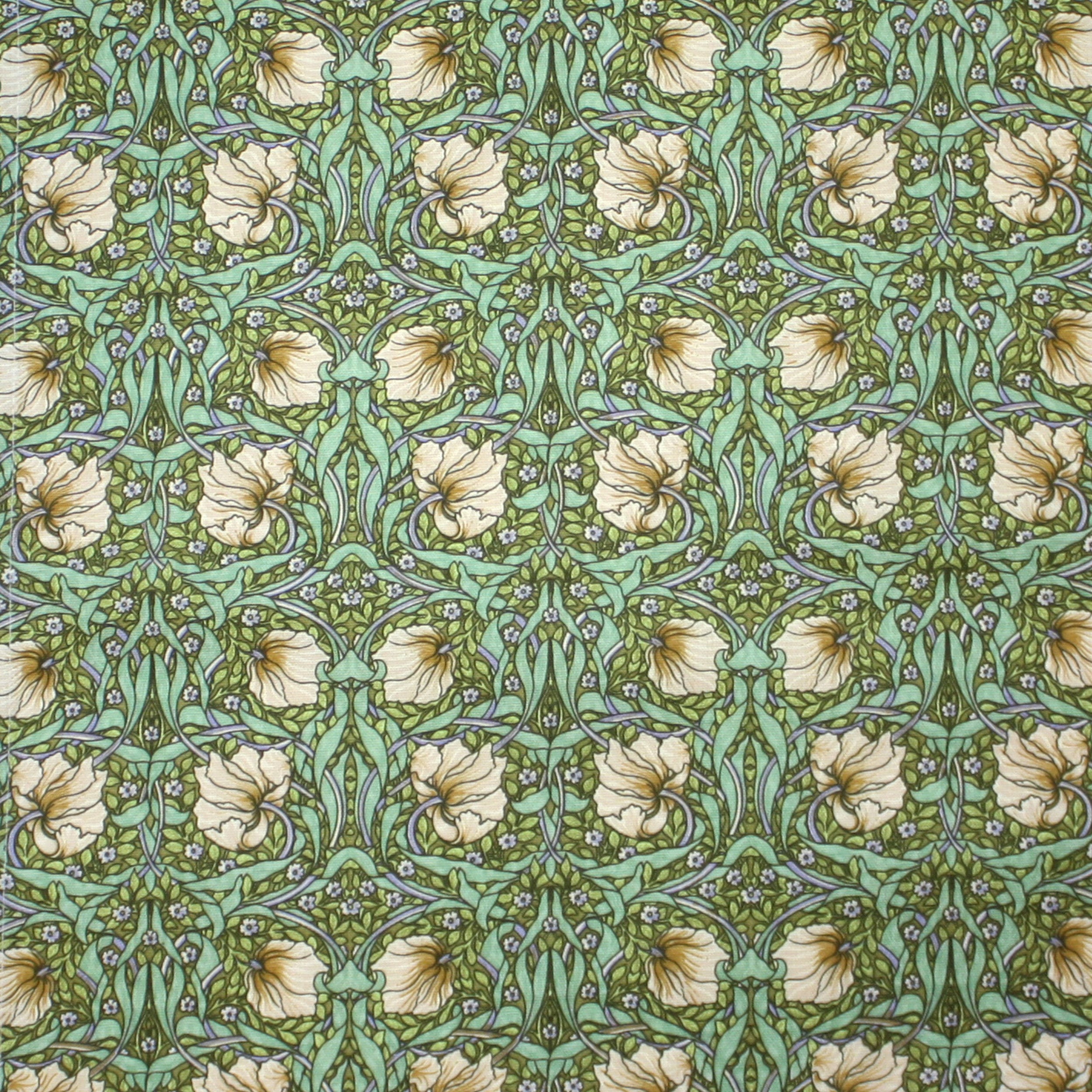 イギリス製 英国製 ウィリアムモリス モリス ティータオル タペストリー ランチョンマット コンプトン 瑠璃ハコベ