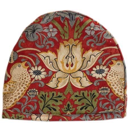 ウィリアムモリス サンダーソン ミニティーコジー Strawberry Thief Crimson ストロベリーシーフクリムゾン いちご泥棒 LCMTCSN75 保温カバー