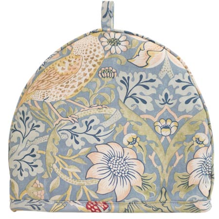 ウィリアムモリス サンダーソン ミニティーコジー Strawberry Thief Slate ストロベリーシーフスレイト LCMTCSN76 保温カバー