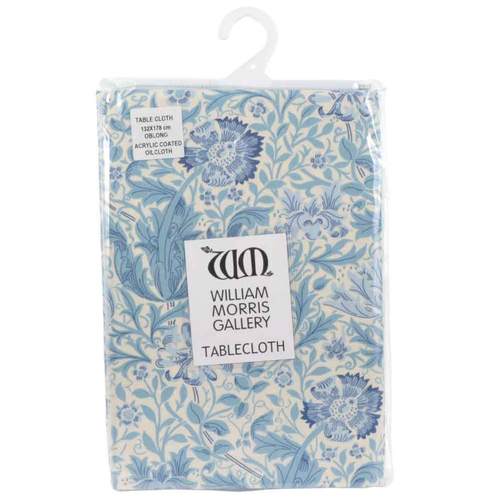 ウィリアムモリス Gallery オイルクロス テーブルクロス 長方形 Blue Compton LCTBCGYOC98