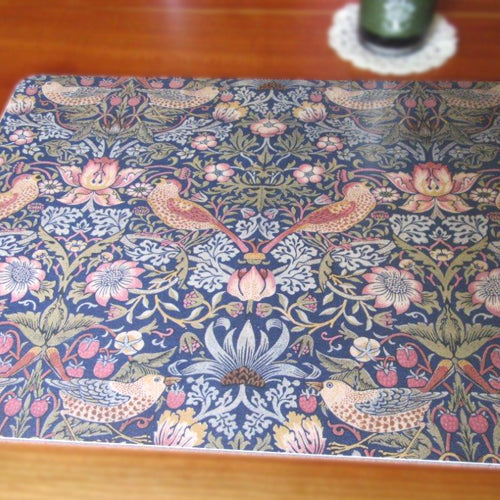 ウィリアムモリス ラージ テーブルマット Strawberry Thief