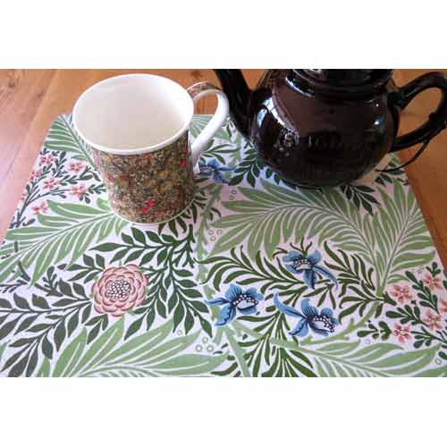 ウィリアムモリス ラージ テーブルマット Larkspur