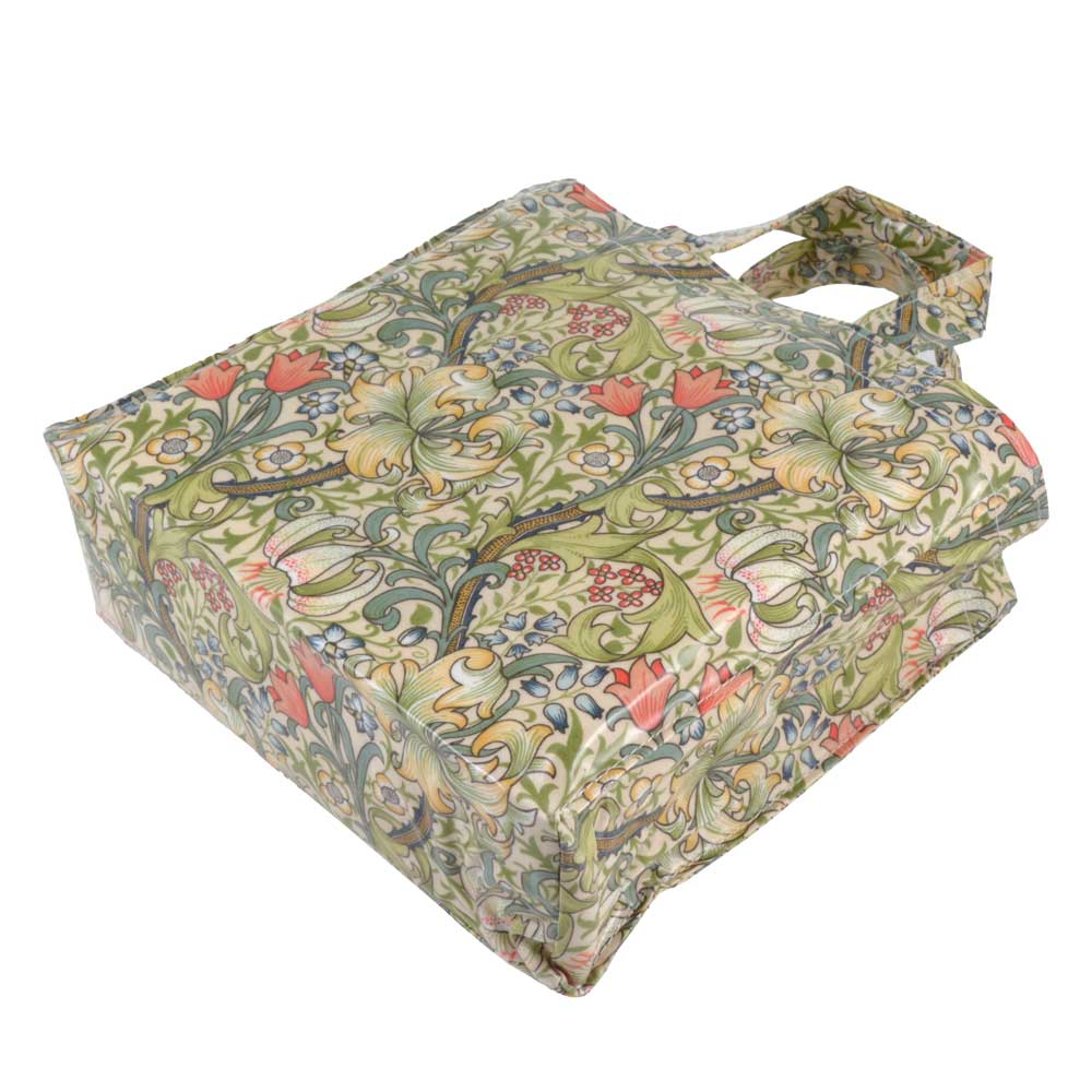 ウィリアムモリス PVC ビニールコーティング バッグ セカンドバッグ ミニバッグ ゴールデンリリー