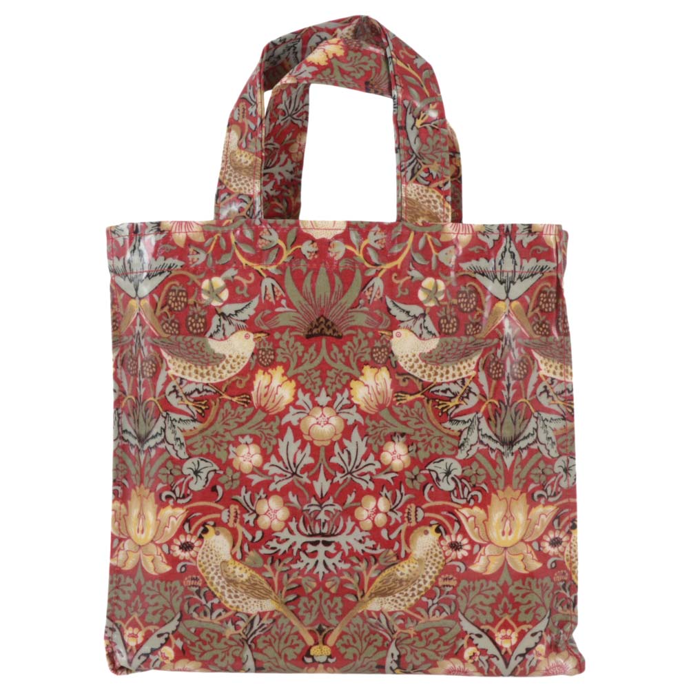 ウィリアムモリス PVC ビニールコーティング バッグ セカンドバッグ ミニバッグ スイートブライア いちご泥棒