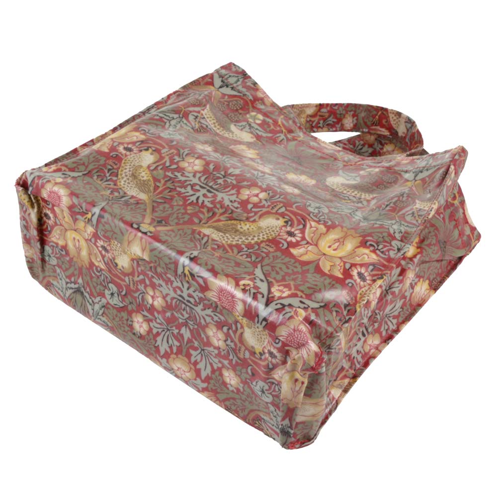 ウィリアムモリス PVC ビニールコーティング バッグ セカンドバッグ ミニバッグ スイートブライア いちご泥棒