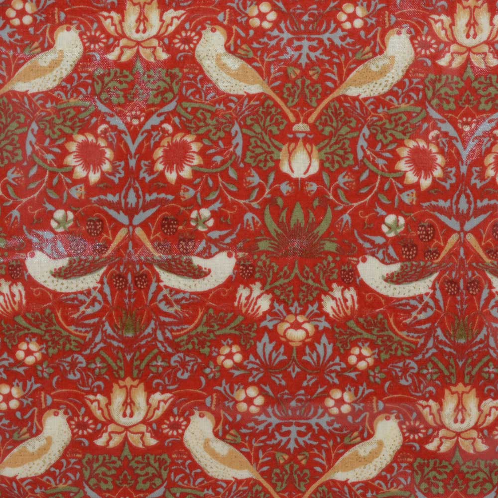 ウィリアムモリス PVC ビニールコーティング バッグ セカンドバッグ ミニバッグ スイートブライア いちご泥棒