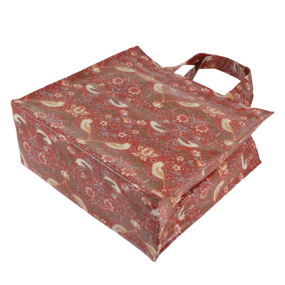 ウィリアムモリス PVC ビニールコーティング バッグ セカンドバッグ ミニバッグ スイートブライア いちご泥棒