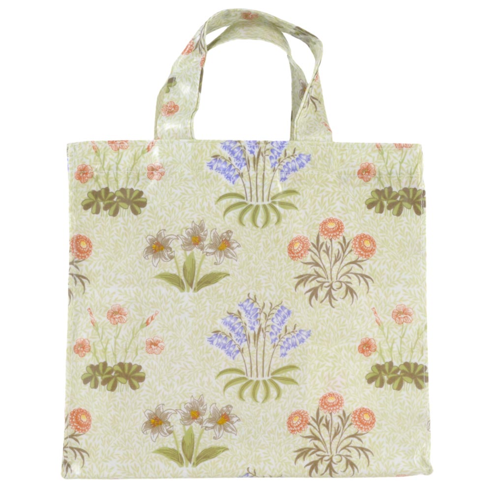 ウィリアムモリス PVC ビニールコーティング バッグ セカンドバッグ ミニバッグ リリー