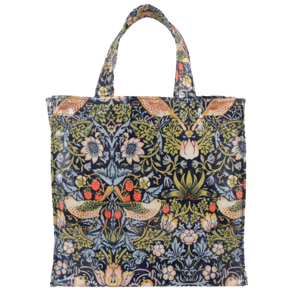 ウィリアムモリス PVC ミニ バッグ Strawberry Thief Blue