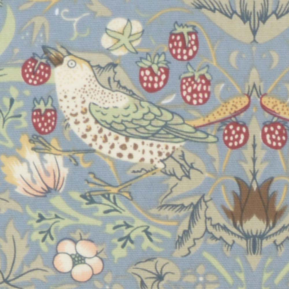 ウィリアムモリス テーブルナプキン Strawberry Thief Slate ハンカチ