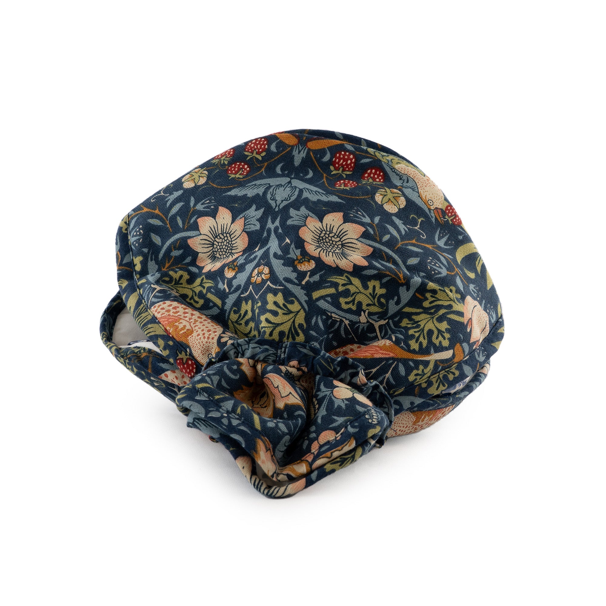 ウィリアムモリス Gallery オープントップ ティーコジー 保温カバー Strawberry Thief Blue