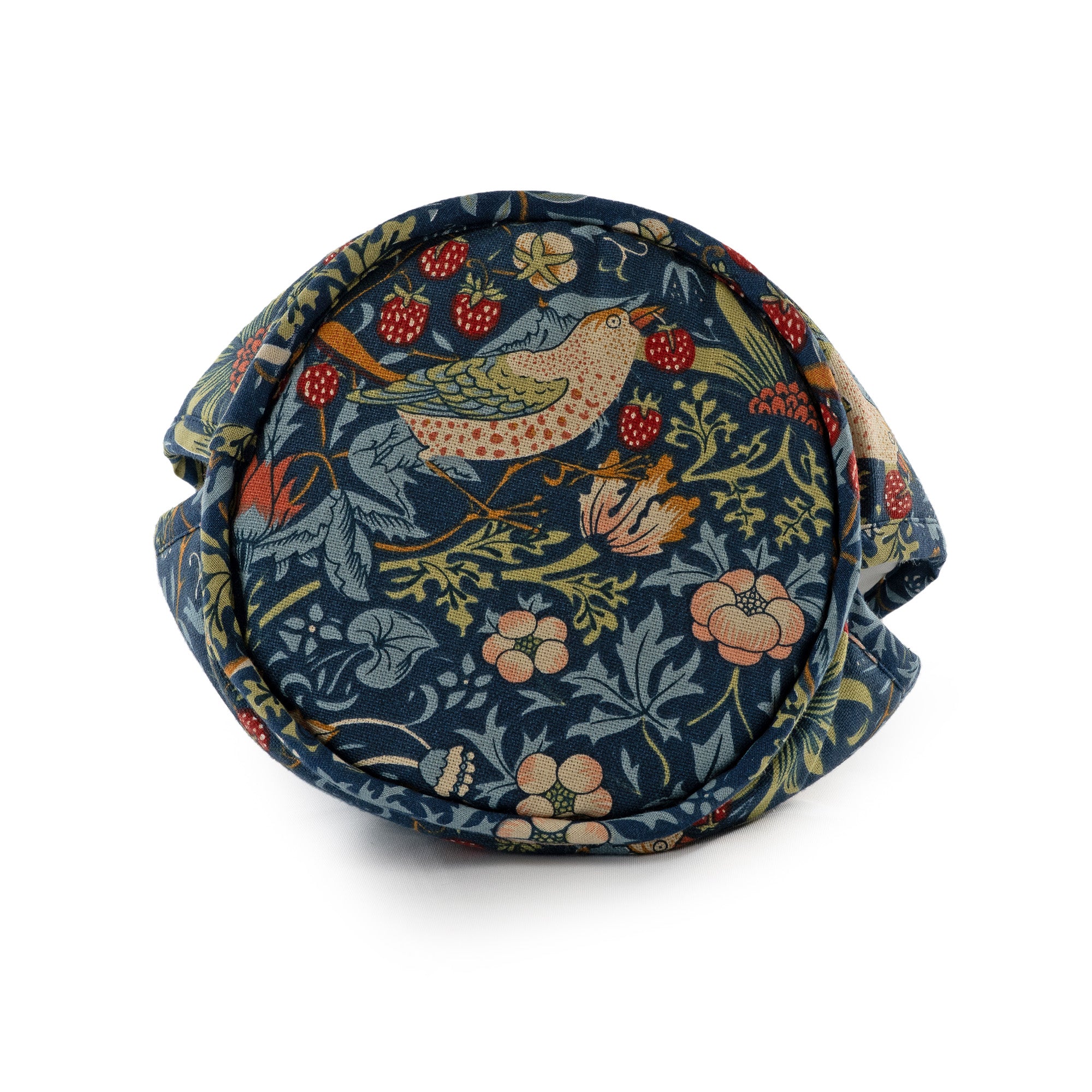 ウィリアムモリス Gallery オープントップ ティーコジー 保温カバー Strawberry Thief Blue