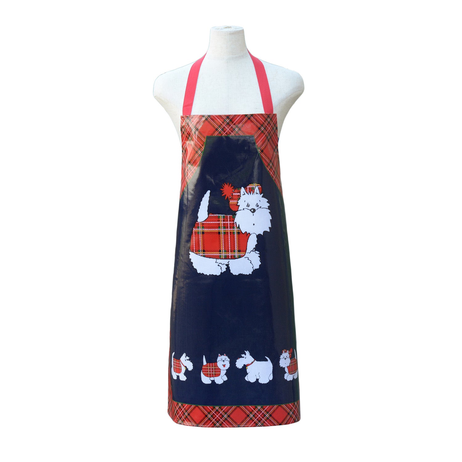 クーシー PVC エプロン Tartan Terrier